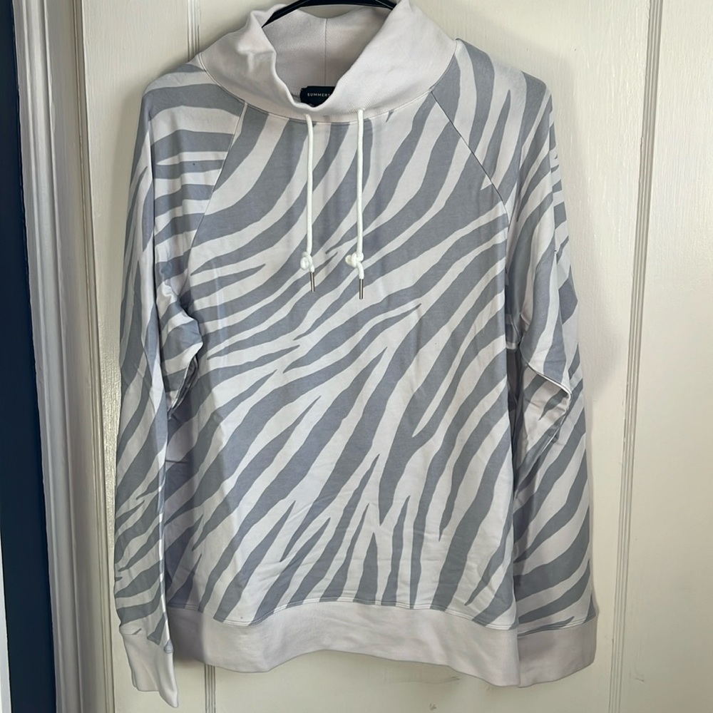 Never worn long sleeve cowl neck top